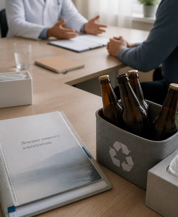 Профессиональное лечение пивного алкоголизма в Мирном