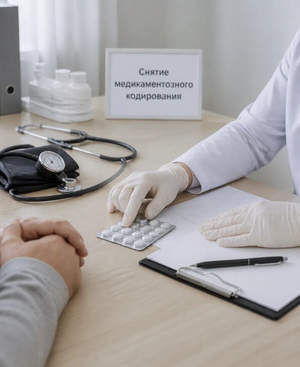 Снятие медикаментозного кодирования в Мирном от 5055 р. | Медзона